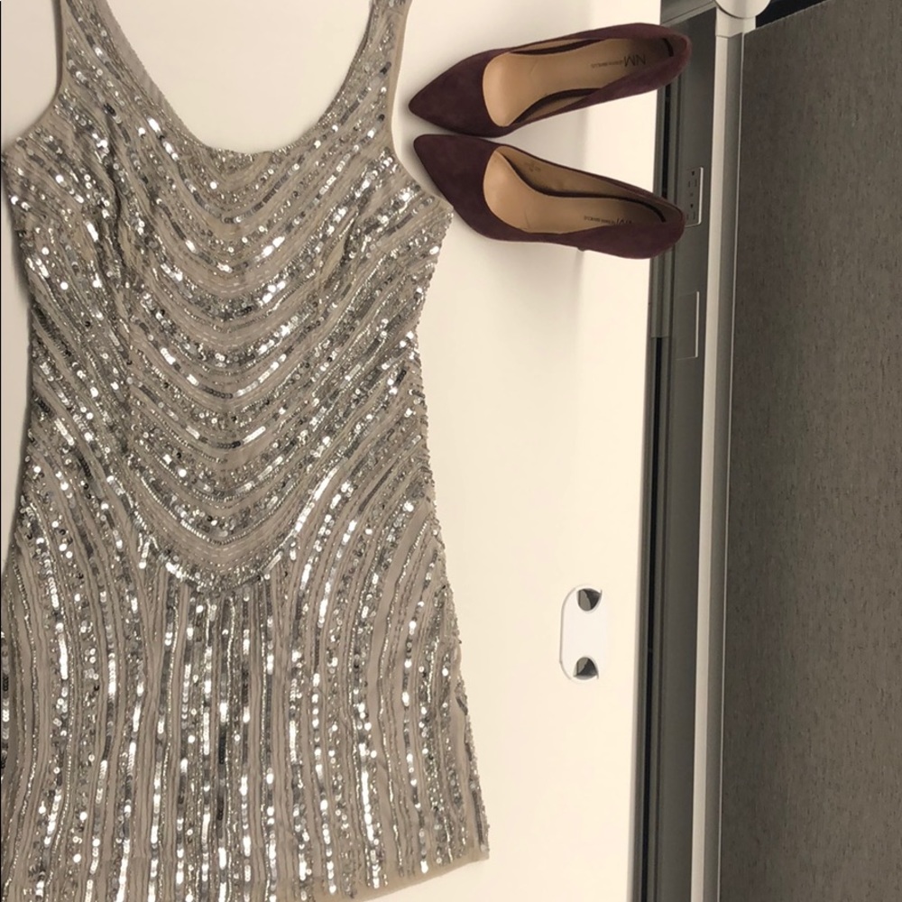 Silver part dress!